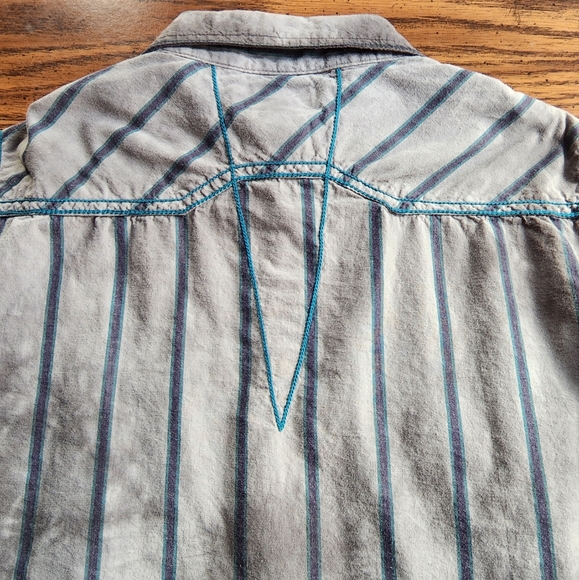 Uproar Tie-Dye Button Down Long Sleeve Casual Shirt - Picture 7 of 9